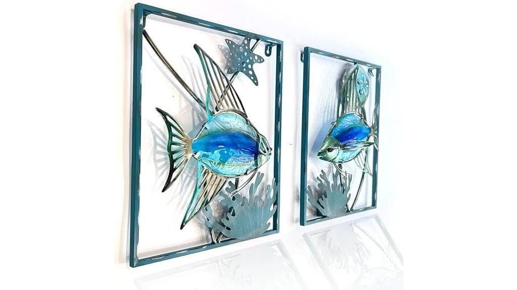 led fish wall decor