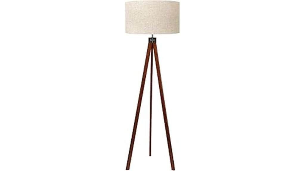 lepower wooden tripod lamp