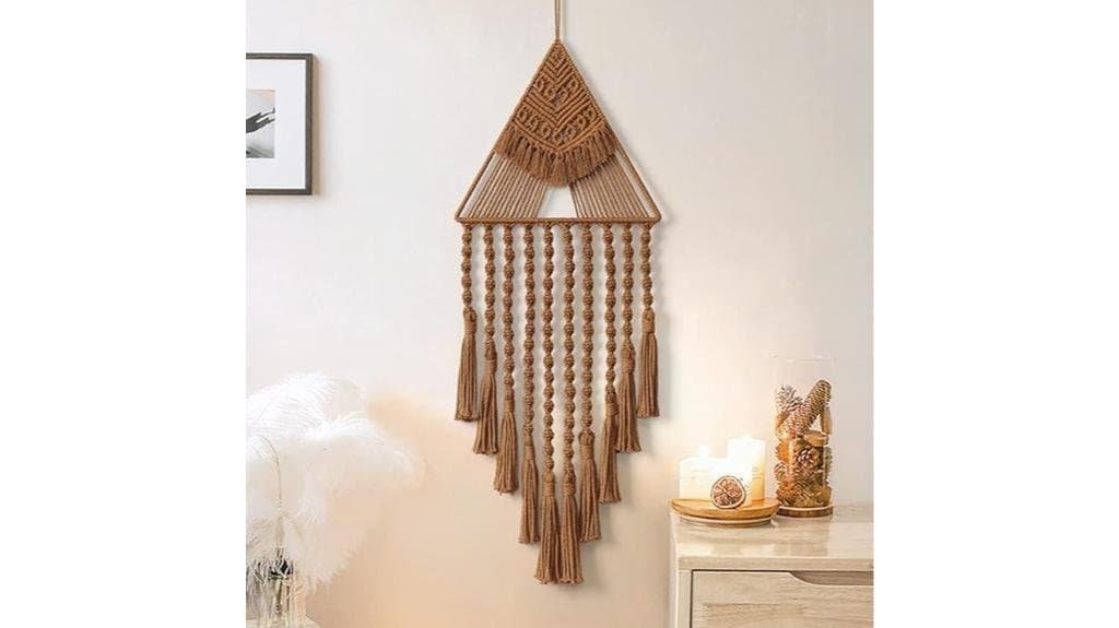 macrame dream catcher decor