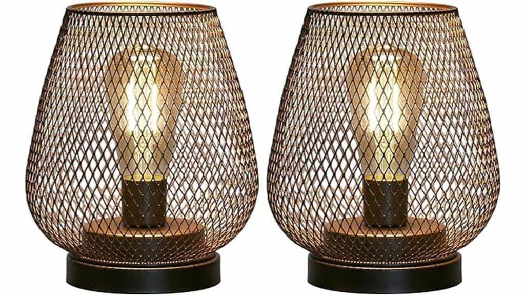 metal cage led lanterns