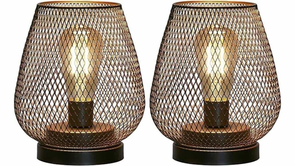 metal cage led lanterns