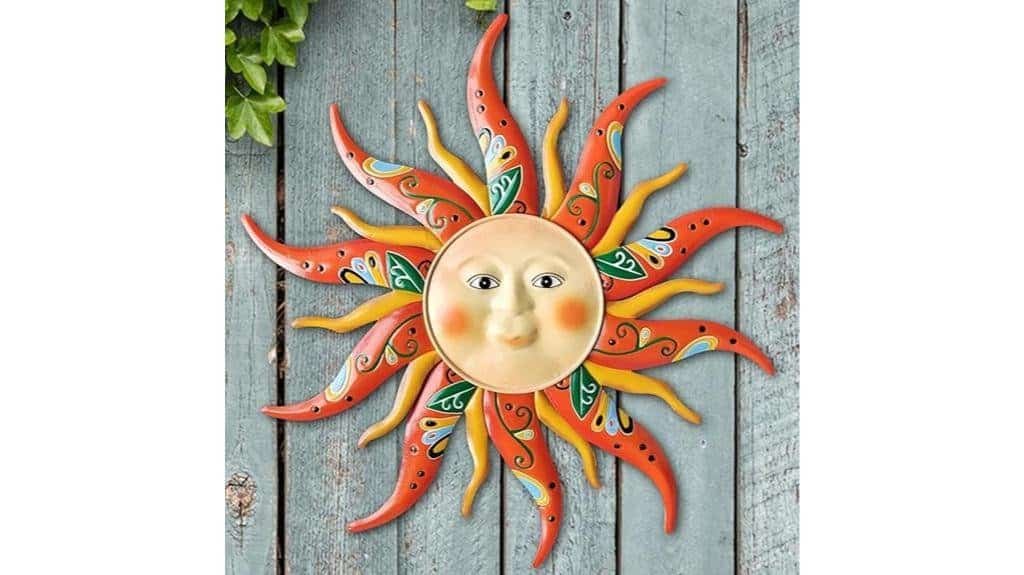 metal sun wall decor