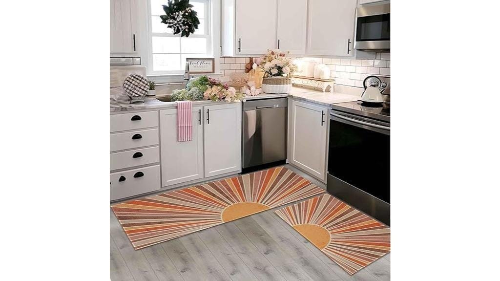 mid century kitchen rugs