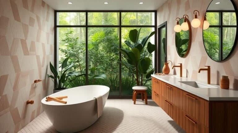 mid century modern bathroom inspiration