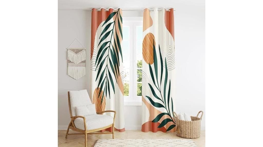 mid century modern curtains