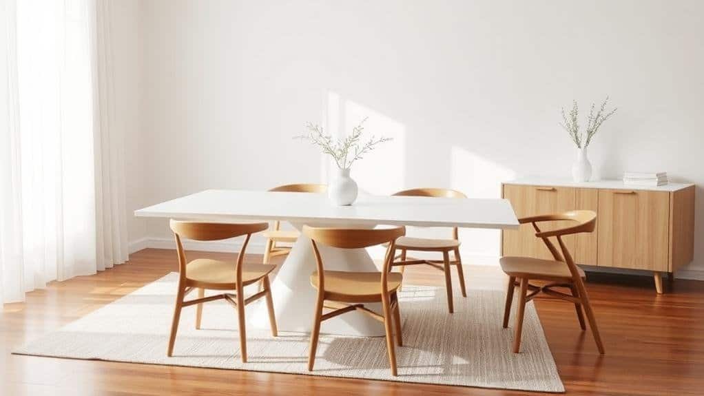 minimalist dining room inspiration