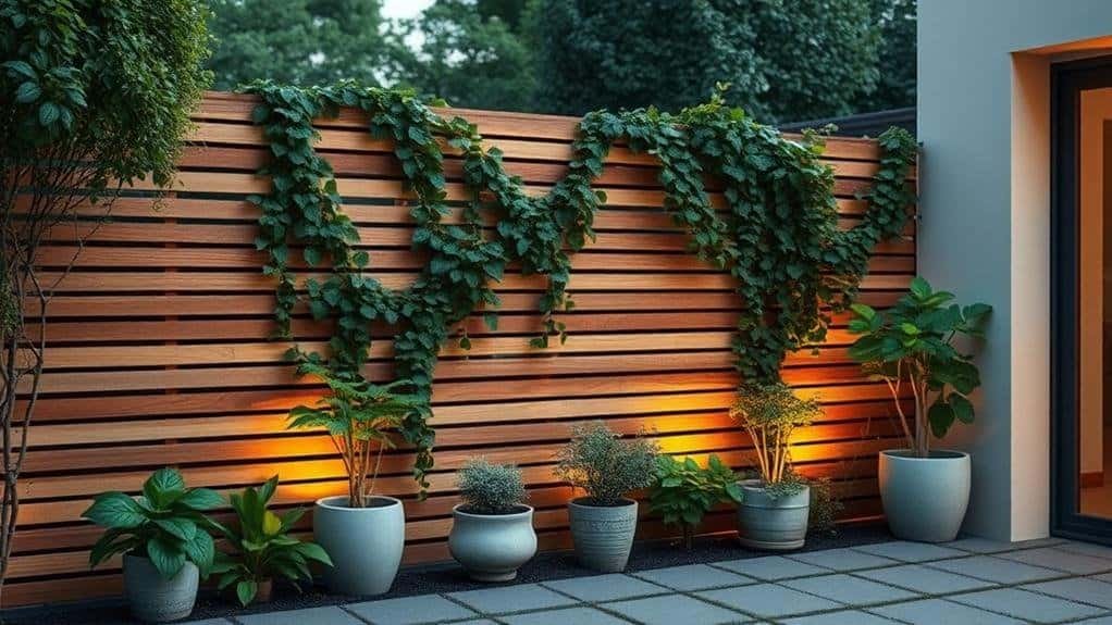 minimalist fence decor ideas