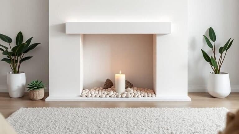 minimalist fireplace decor ideas