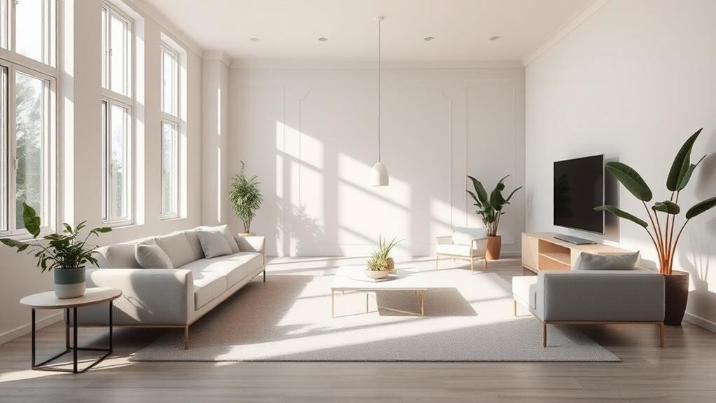 minimalist style living room decor