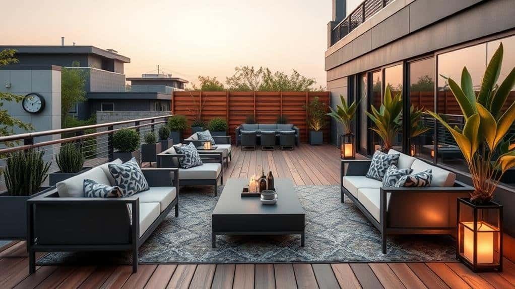 modern deck decor considerations