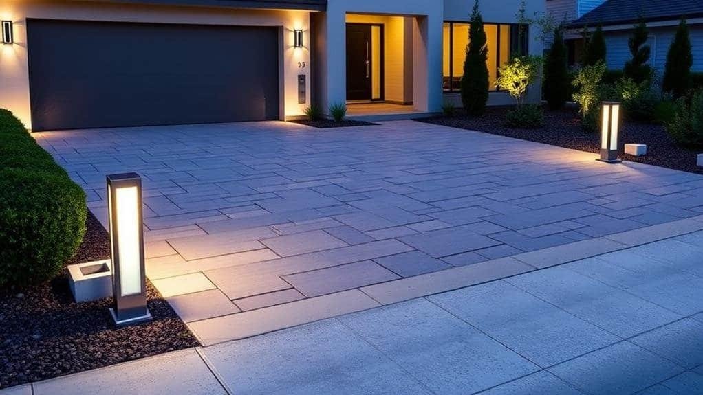 modern driveway decor considerations