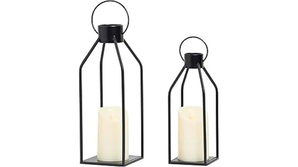 modern farmhouse lantern decor