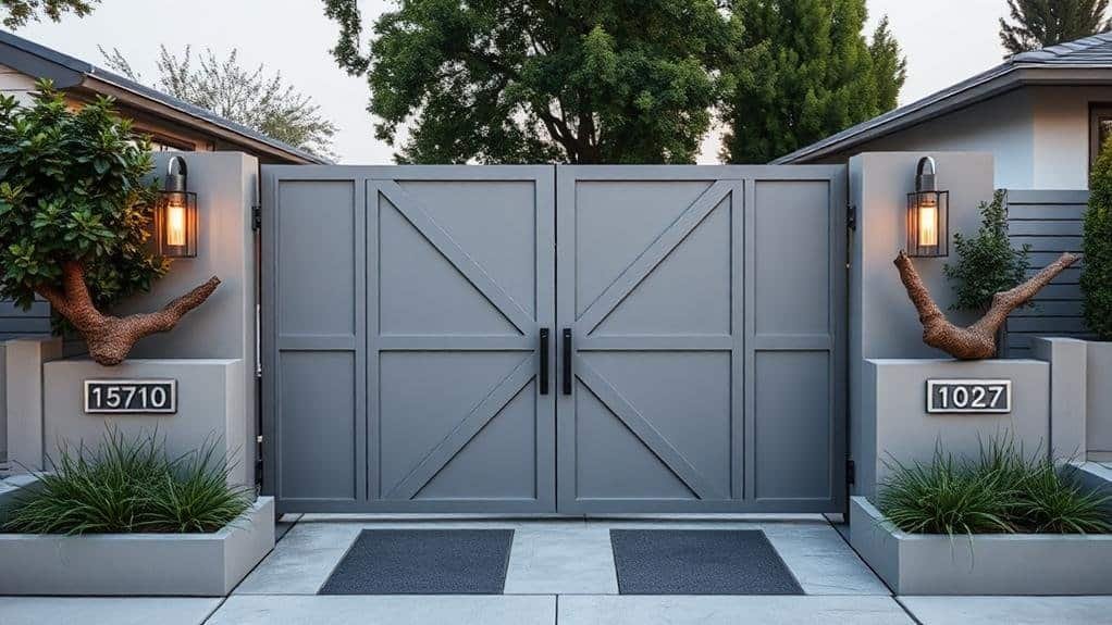 modern gate decor considerations