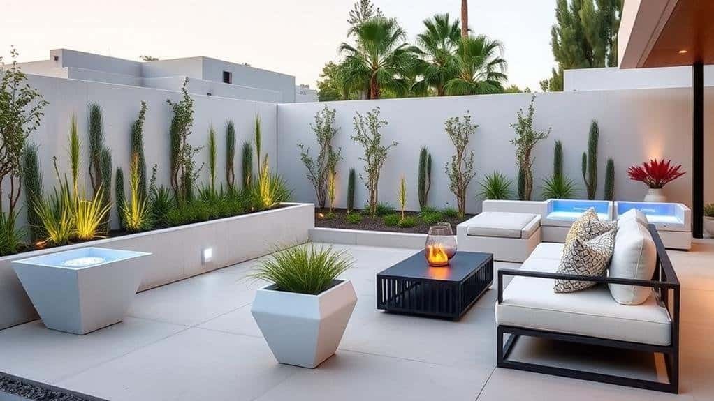 modern yard decor considerations