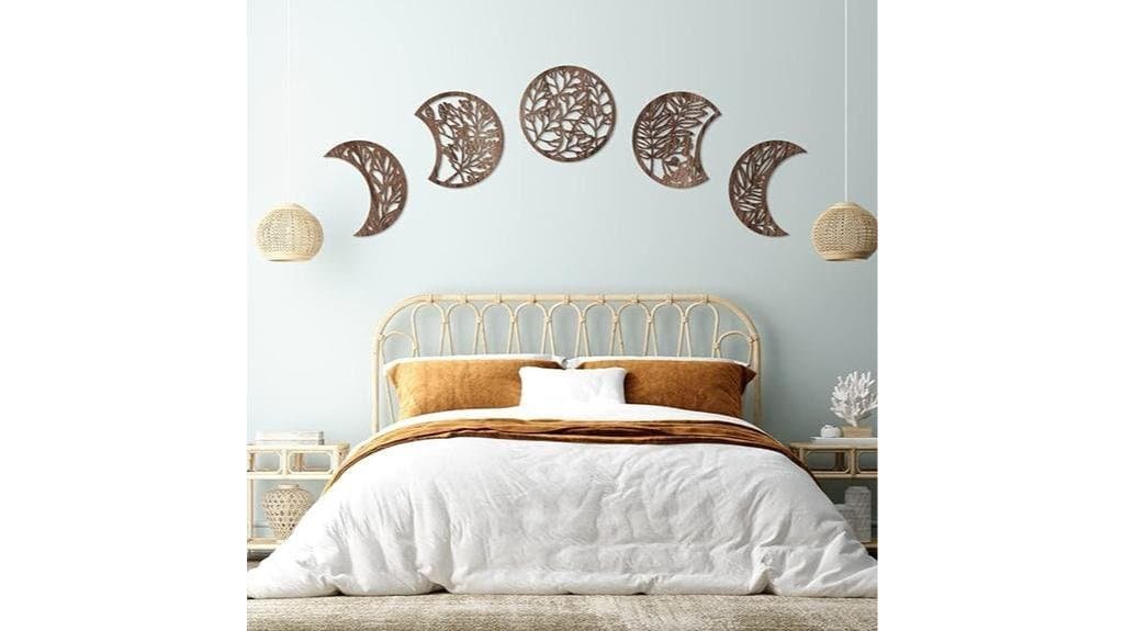 moon phase wall decor