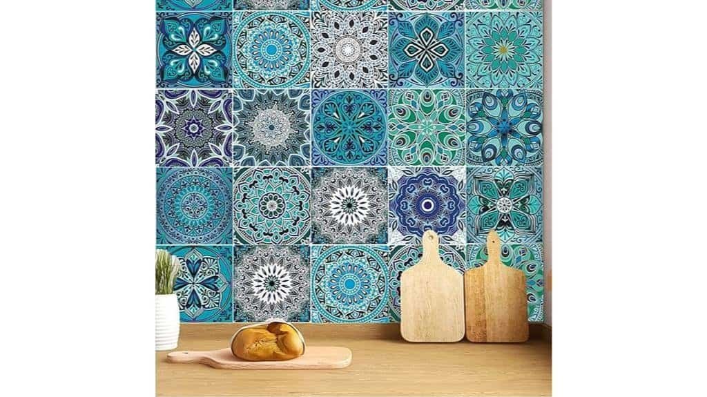 moroccan tile decals set