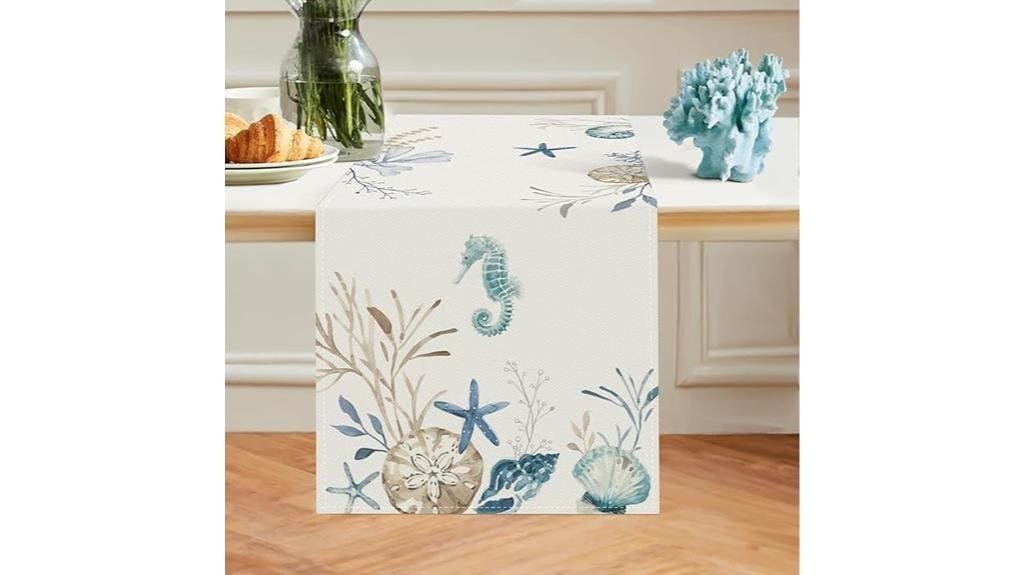 nautical coastal table runner