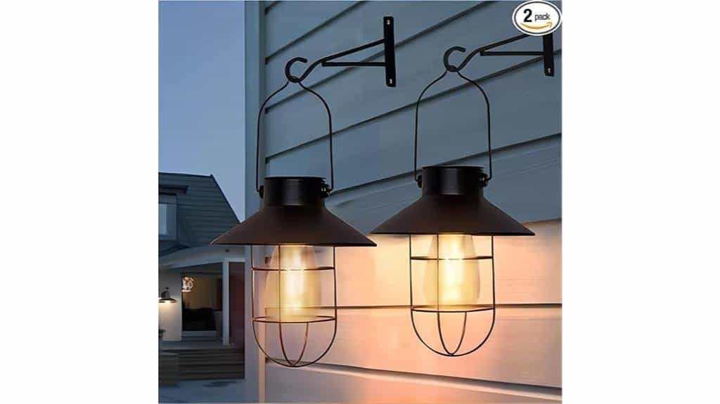 outdoor metal solar lanterns