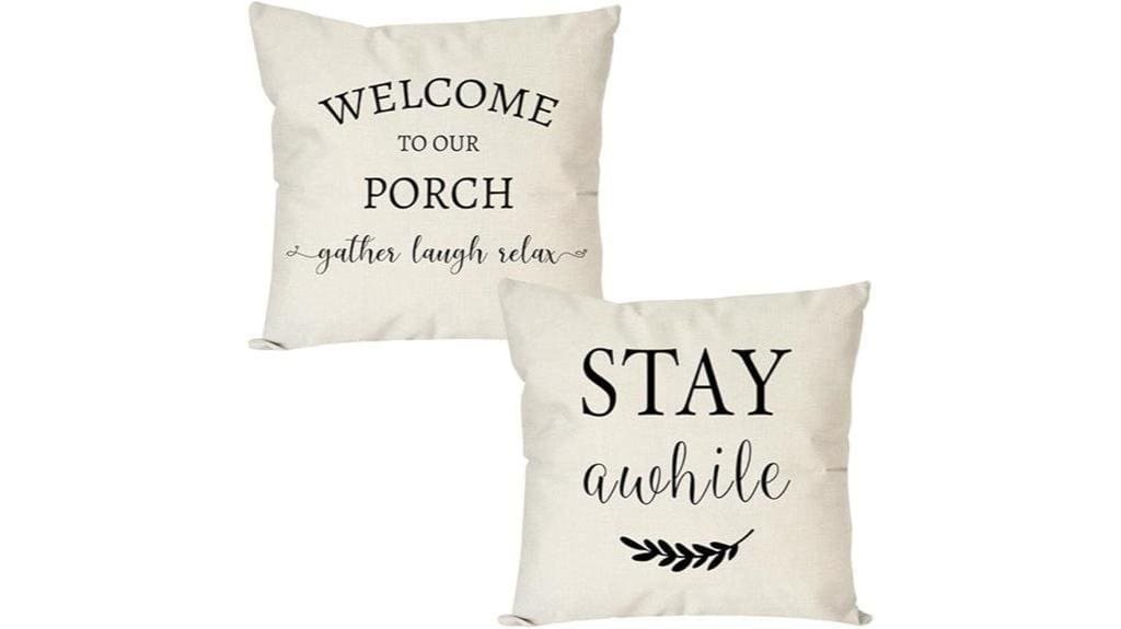 outdoor porch pillow covers