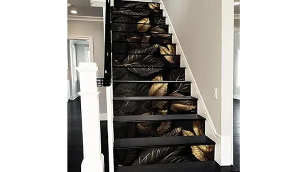 peel and stick stair decals