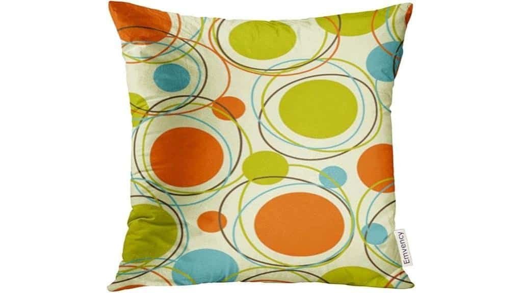 retro abstract pillow cover