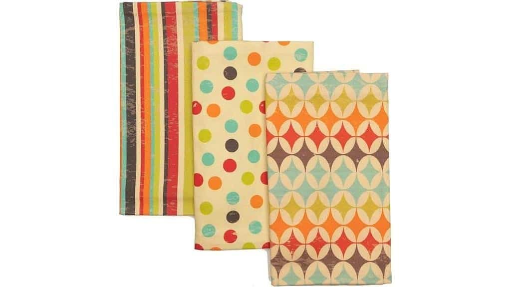 retro kitchen towel set