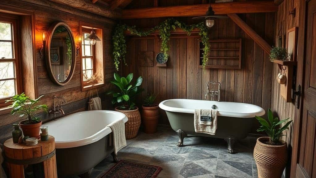 rustic bathroom decor considerations