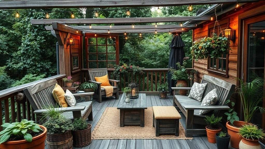 rustic deck decor considerations