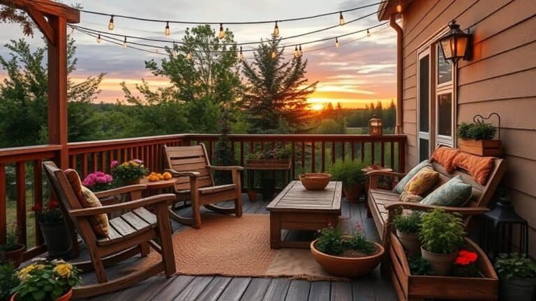 rustic deck decor ideas