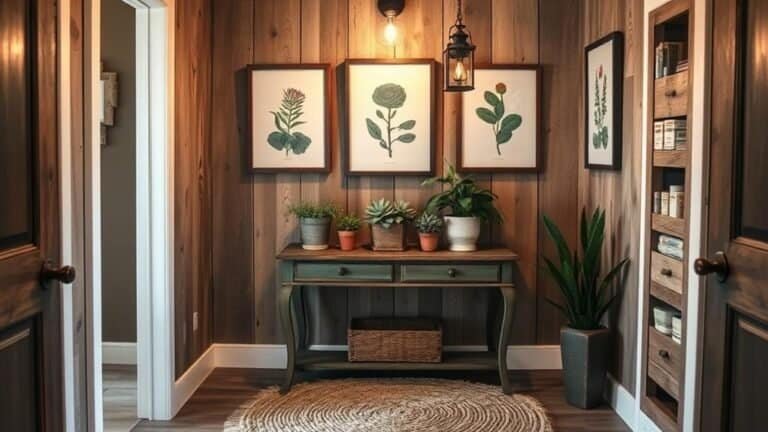 rustic hallway decor ideas