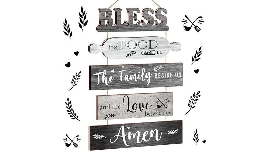 rustic kitchen wall sign