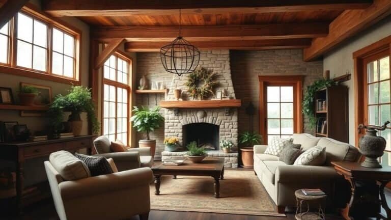 rustic living room decor ideas