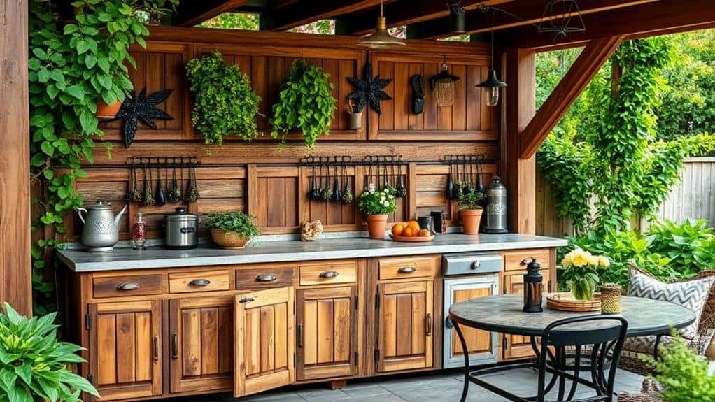 rustic outdoor kitchen decor tips