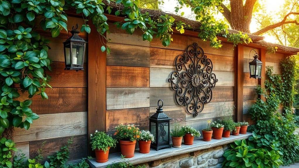 rustic outdoor wall d cor