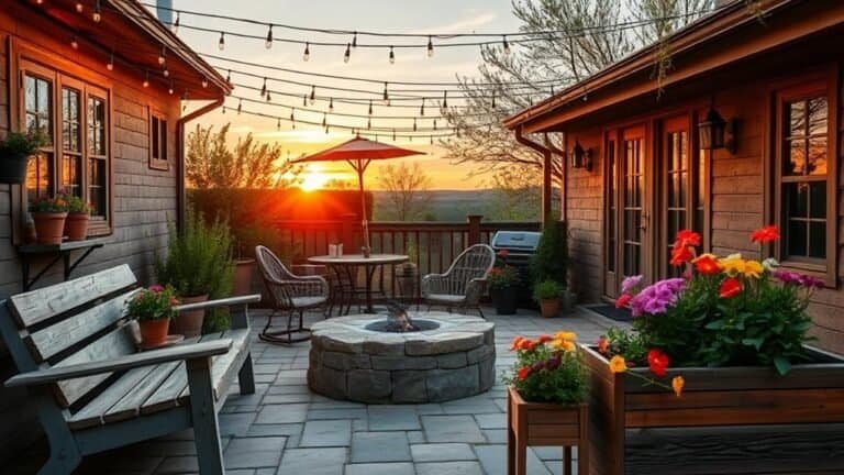 rustic patio decor ideas