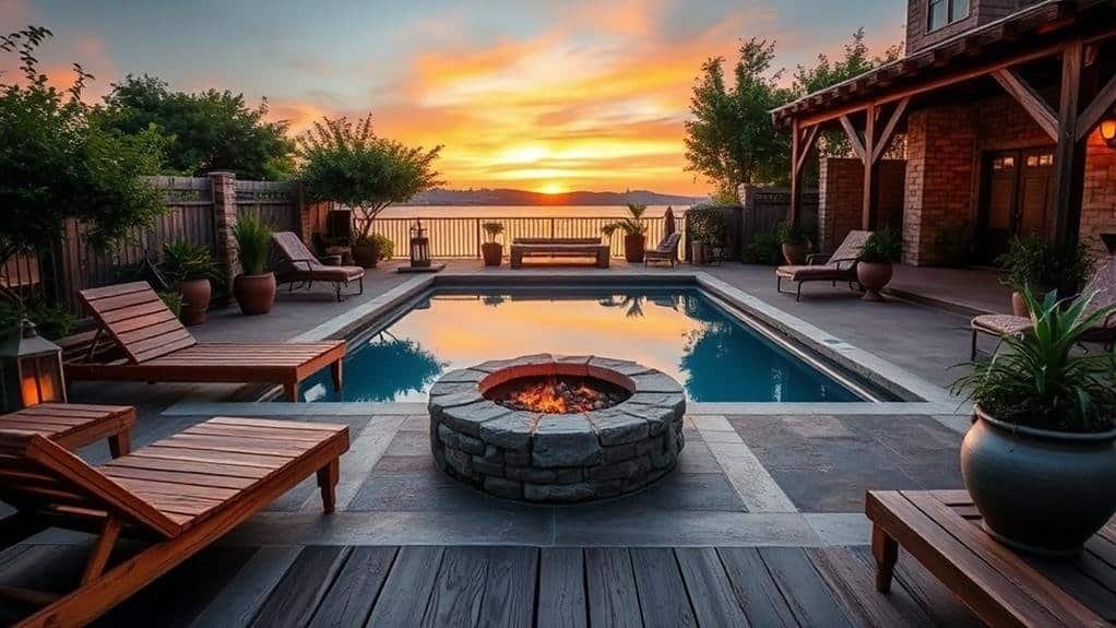 rustic pool decor ideas