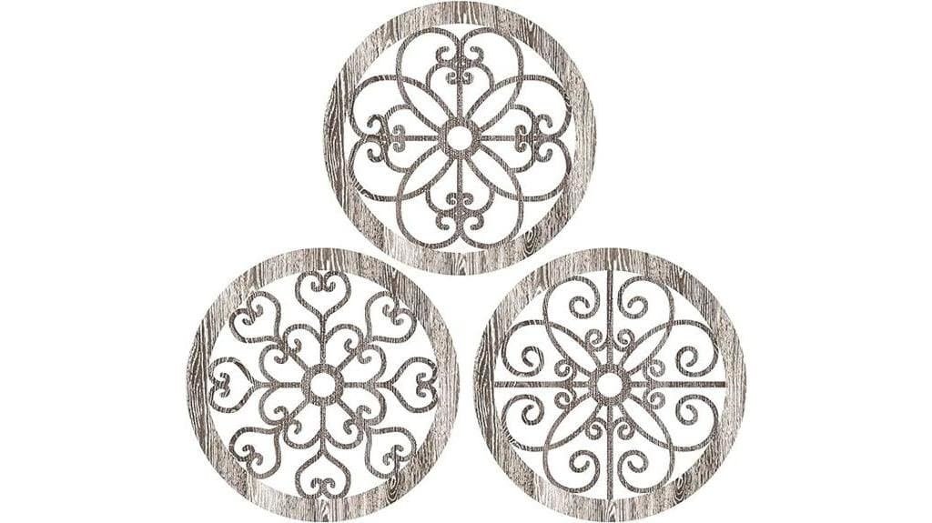 rustic wall decor set