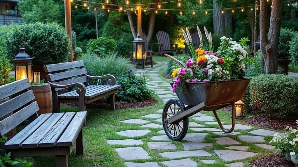 rustic yard decor considerations