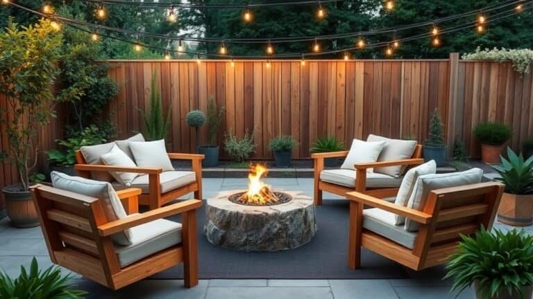 scandinavian cozy patio decor