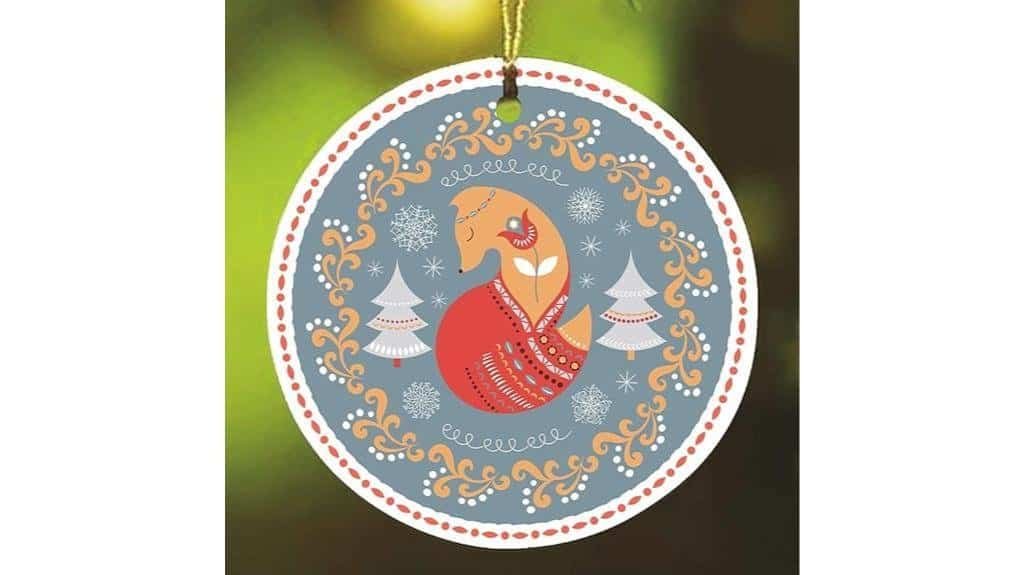 scandinavian folk christmas ornament