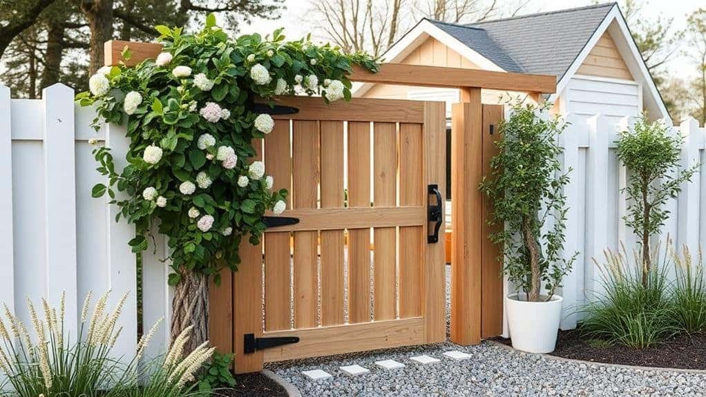 scandinavian style gate decor