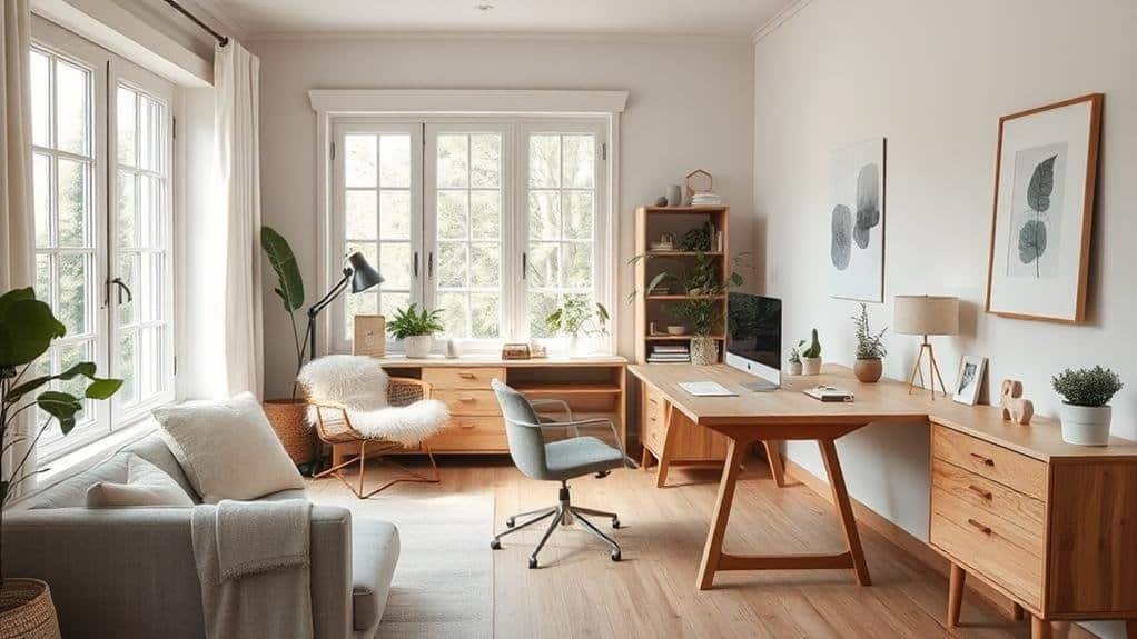 scandinavian style home office