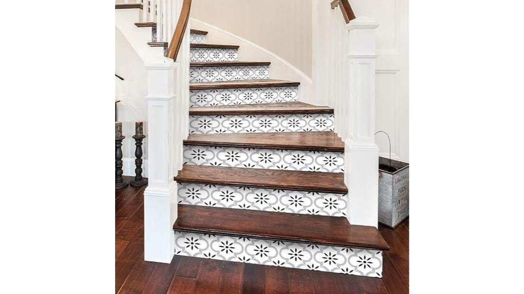 scandinavian style stair stickers