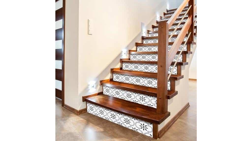 scandinavian style stair stickers