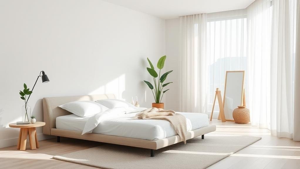 serene minimalist bedroom decor