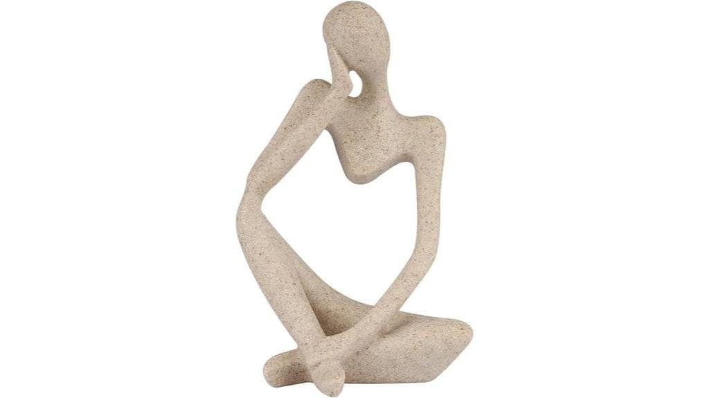 small sandstone abstract sculpture