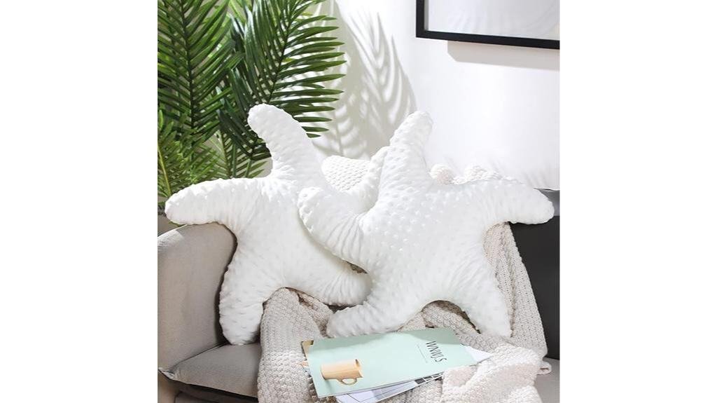 starfish shaped throw pillows