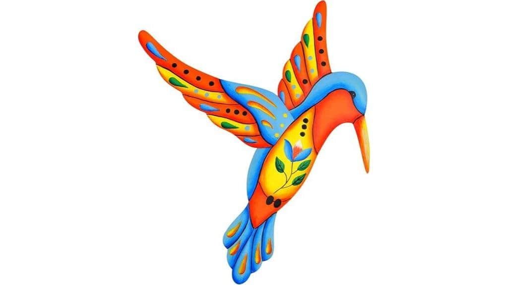 sunnypack metal hummingbird decor