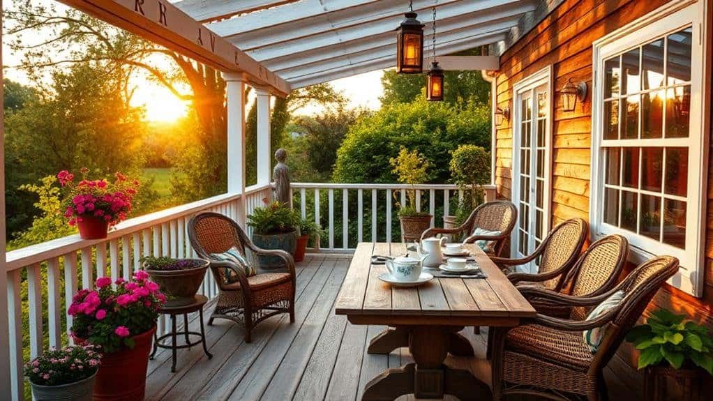 traditional deck decor ideas