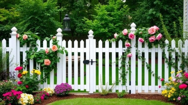 traditional fence decor ideas